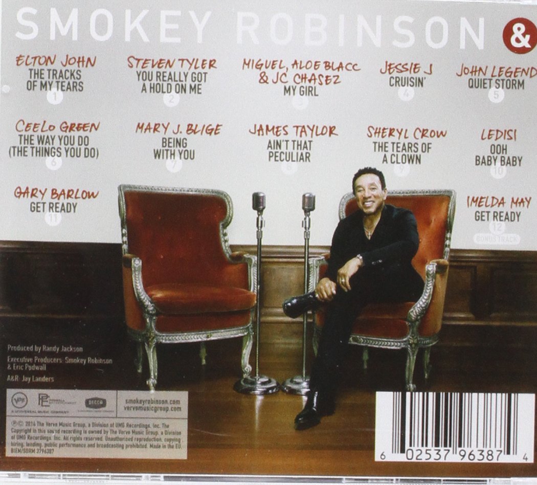 Smokey Robinson - Smokey & Friends CD (Back)