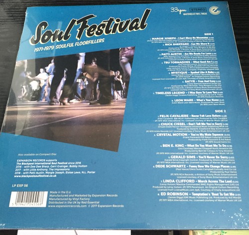 Soul Festival - Northern Inspired Crossover & Modern LP (Back)