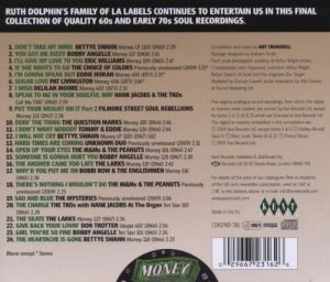 The Soul Of Money Records Volume 3 CD (Back Cover)