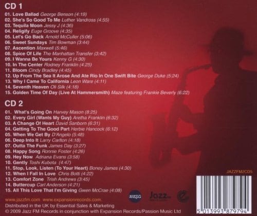 Sound Of Jazz FM 2009 Volume 2 2x CD (Back Cover)