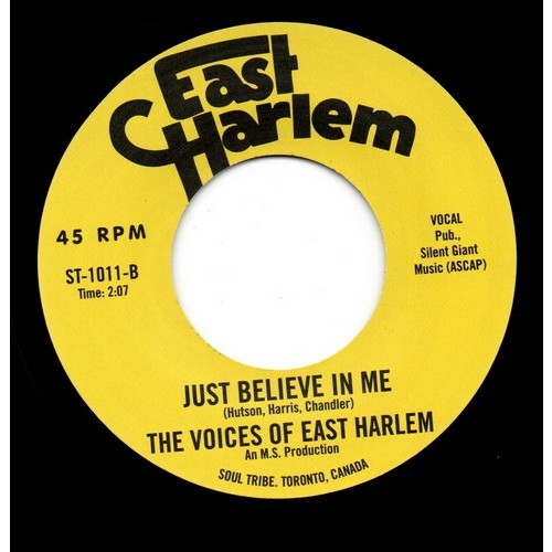 Voices Of East Harlem - Cashing In / Just Believe In Me 45 (Soul Tribe) 7