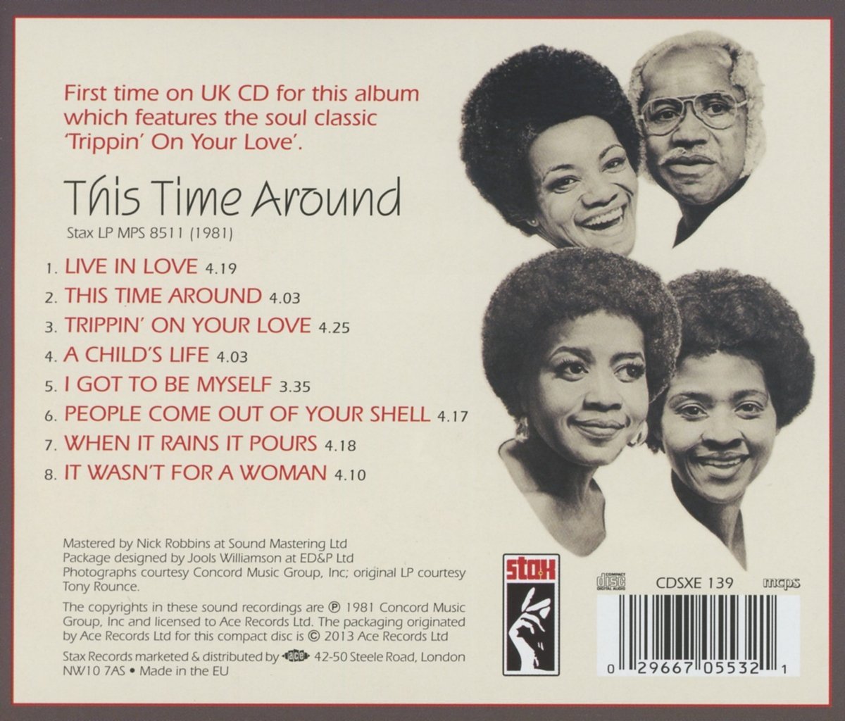 Staple Singers Feat Mavis Staples - This Time Around CD (Stax)