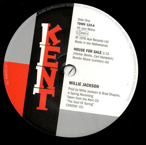 Millie Jackson - House For Sale / Garland Green - Come Through Me 45
