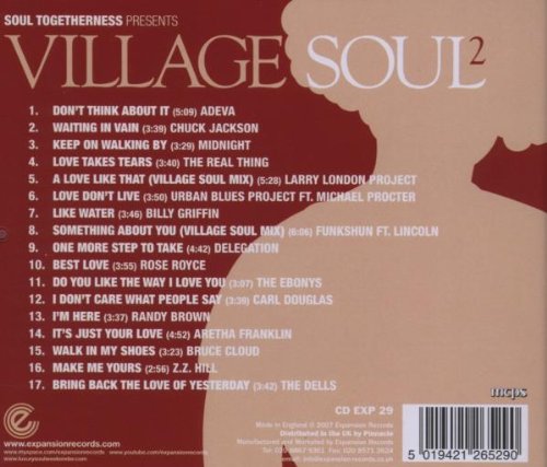 Village Soul Volume 2 17 Modern Soul Gems CD (Back Cover)