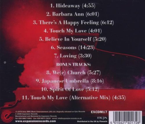 Webster Lewis - Touch My Love CD Back Cover