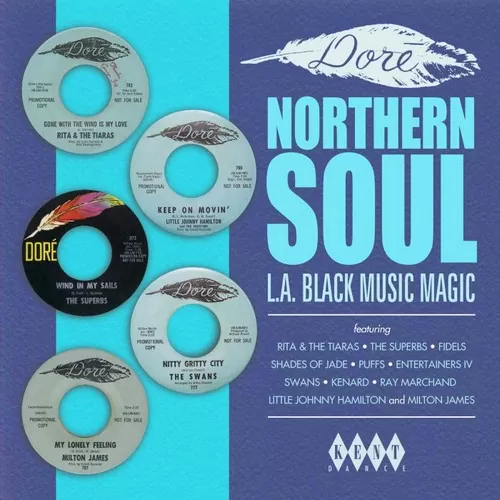 Dore Northern Soul - L.A Black Music Magic - Various Artists LP Vinyl (Kent)